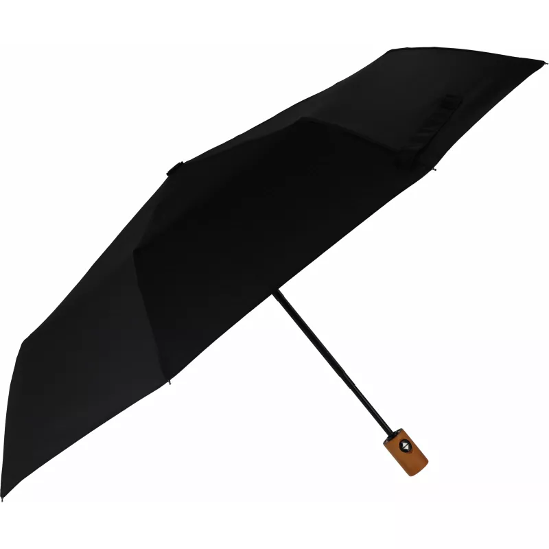 Parasol automatyczny Ø100 cm rPET IPSWICH - czarny (322303)