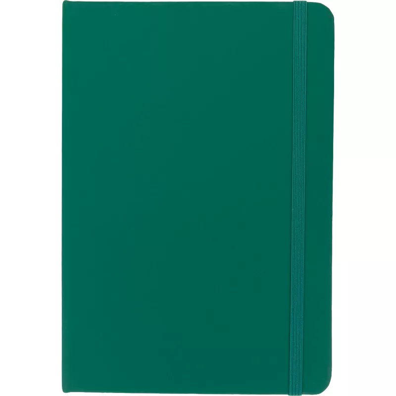 Notatnik A5 w linie z materiałów z recyklingu DOMINIK - zielony (2526109)