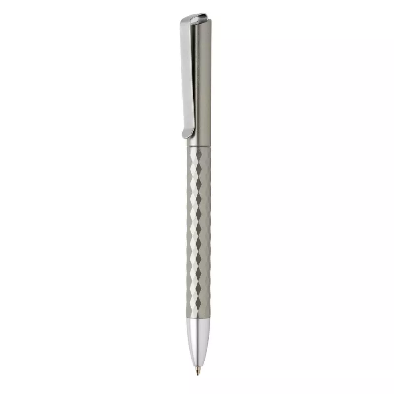 Długopis z ABS z metalowym klipem X3.1 - szary (P610.939)