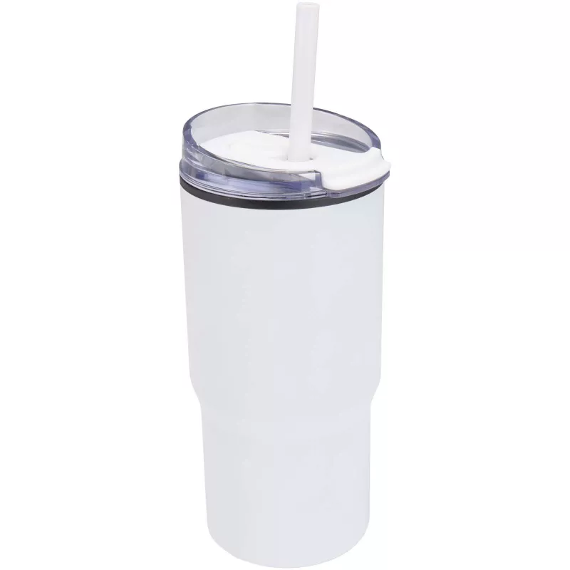 Kubek termiczny Westin o pojemności 540 ml, wykonany z materiałów pochodzących z recyklingu (RCS), z podwójnymi ściankami, ze - Biały (10095901)
