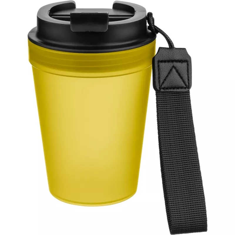 Kubek podróżny 350 ml - żółty (VB287-08)