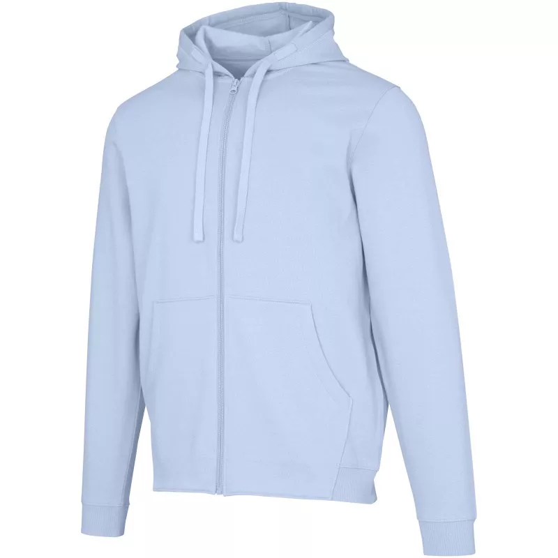 Jasper bluza unisex z kapturem z materiału organicznego pochodzącego z recyklingu z certyfikatem OCS, o gramaturze 280 g/m² - Niebieski mgła (39666-MISTBLUE)