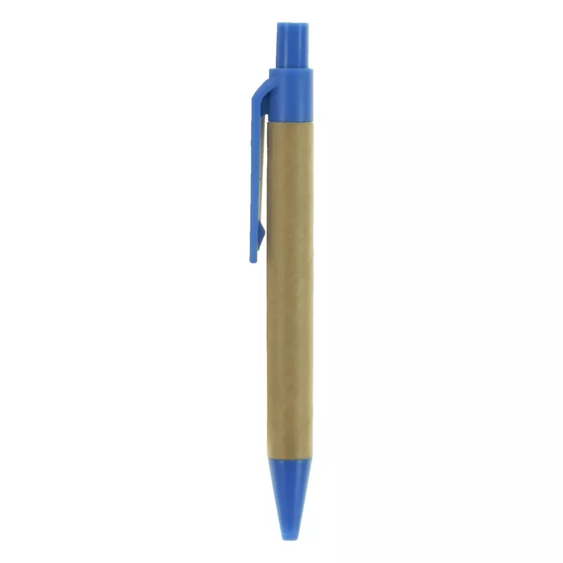 Notatnik ok. A7 z długopisem - błękitny (V2687-23)