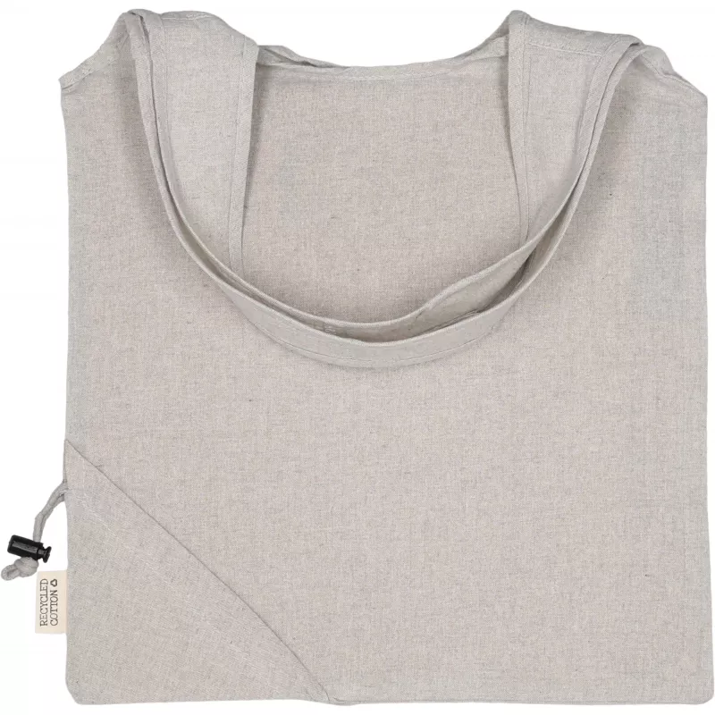 Torba bawełniana z recyklingu 118 g/m2 MODENA - szary (526207)