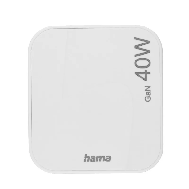 Składana ładowarka ścienna 40W Hama - biały (VH021-02)