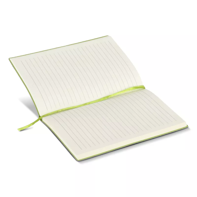 Notatnik Yuzu z miękką okładką Thermo A5 - czarno / jasnozielony (LT92091-N0232)