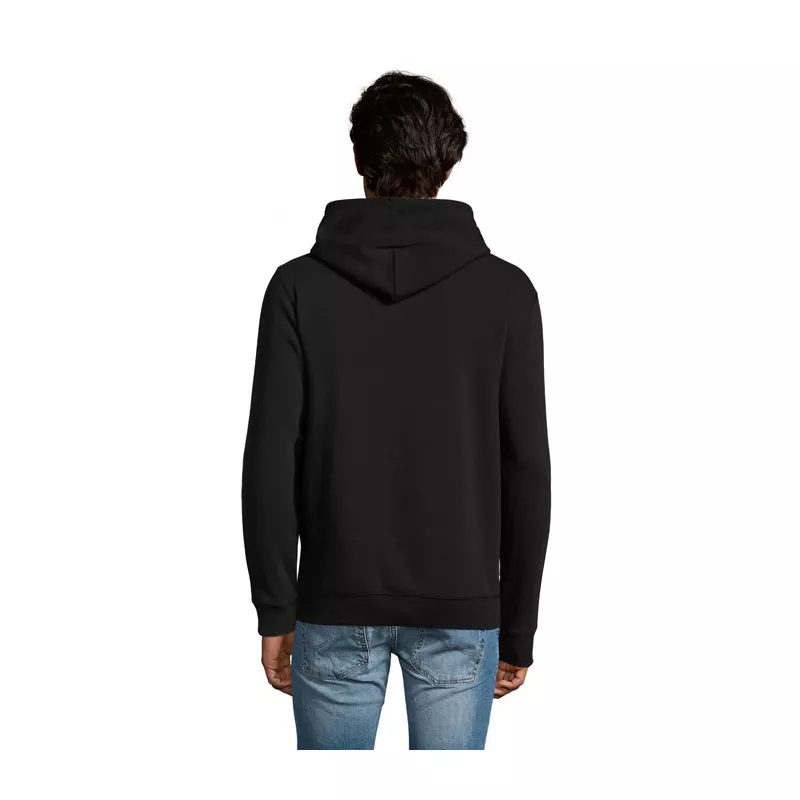 Bluza męska z kapturem 280 g/m² Sol's SPENCER - Czarny (S02991-BK)