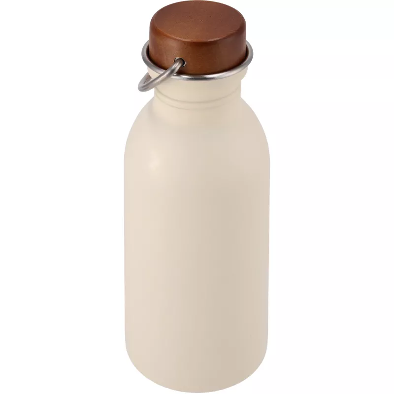 Butelka stalowa z recyklingu IBIZA MoLu 500 ml - biały (398006)