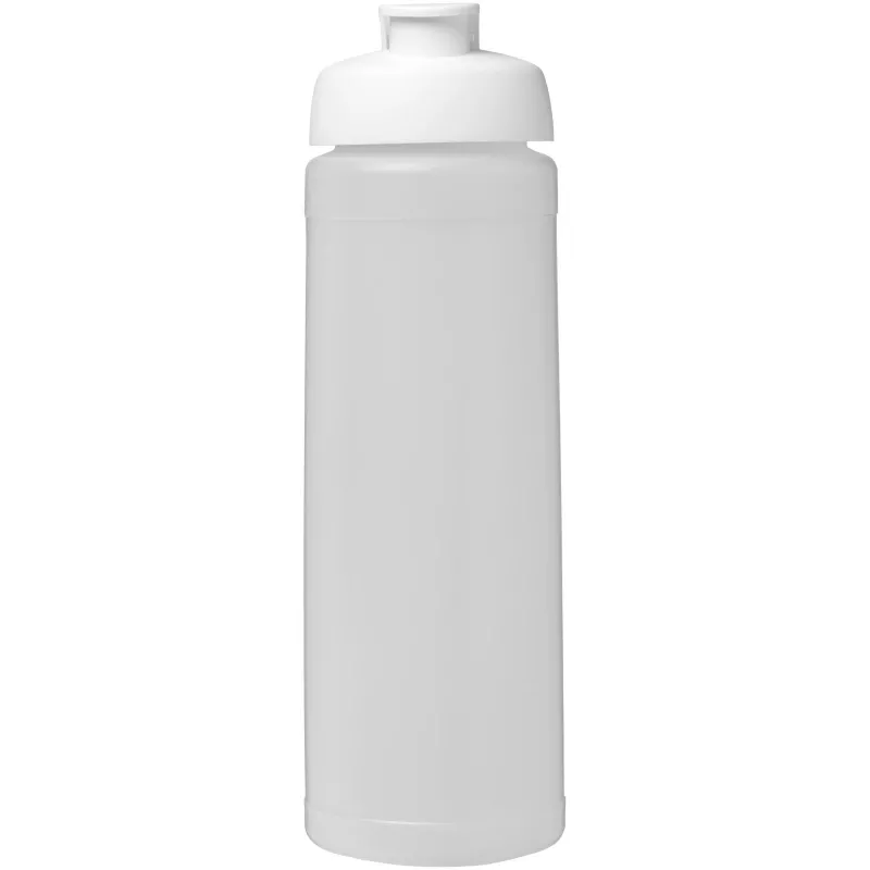 Bidon Baseline® Plus o pojemności 750 ml z wieczkiem zaciskowym - Biały-Przezroczysty (21007016)