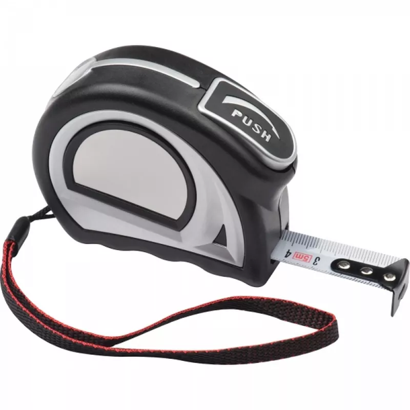 Miarka 5 m ANGEL - czarny (8173503)