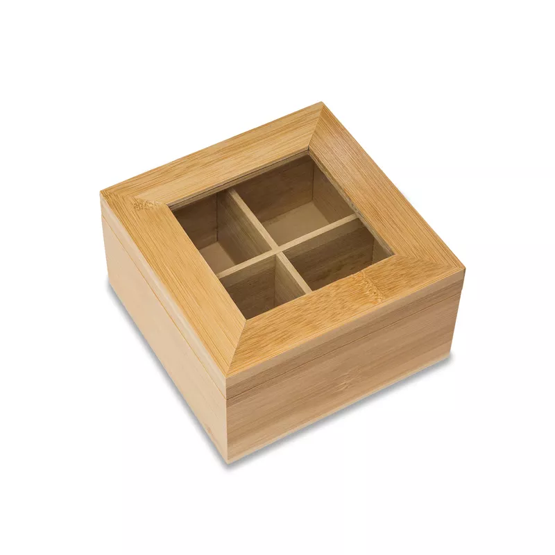 Pudełko na herbatę Tukao - brązowy (R08218.10)