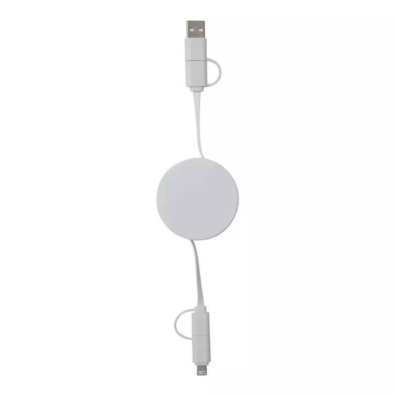 Kabel do ładowania i przesyłania danych - biały (56-1107109)