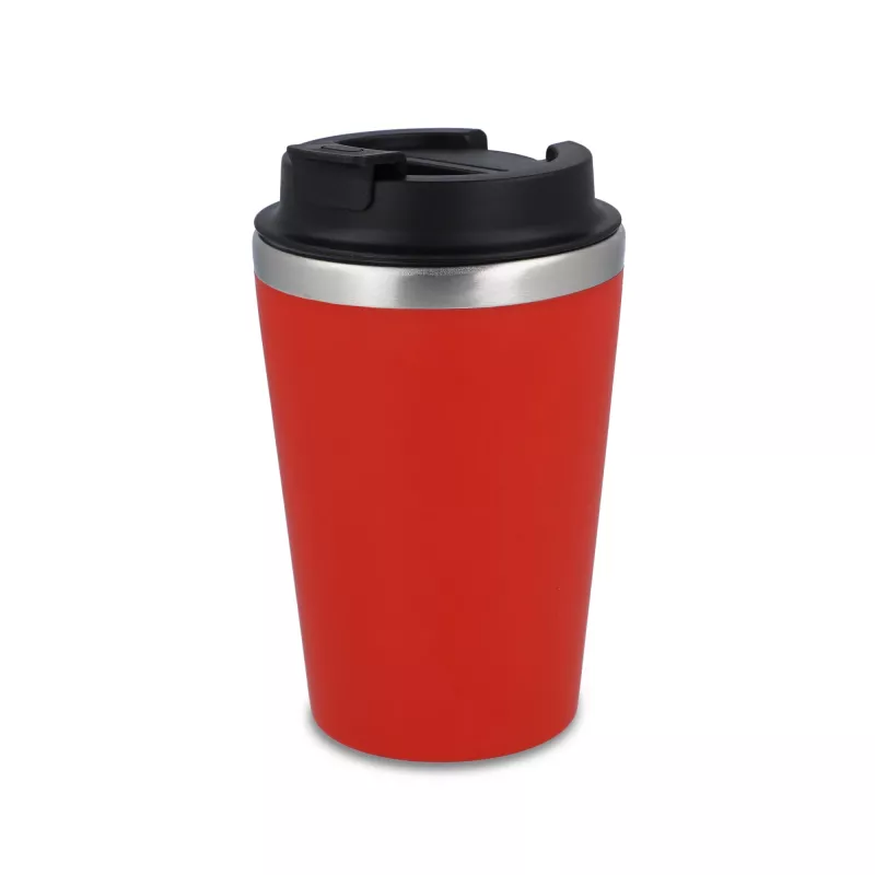 Kubek na kawę na wynos 350ml - czerwony (LT98732-N0021)