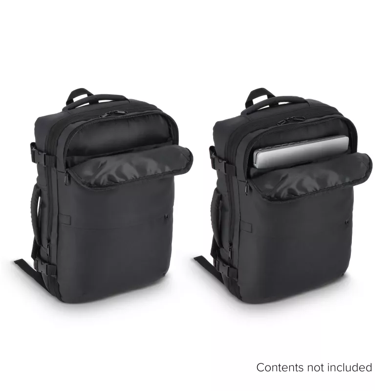 Plecak próżniowy Dalston z powłoką PU 30 x 15 x 45 cm 20 l - czarny (LT95343-N0002)