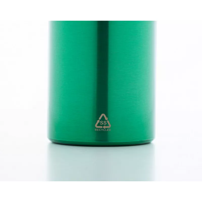 Ressuto XL butelka z ze stali nierdzewnej z recyklingu - zielony (AP808229-07)