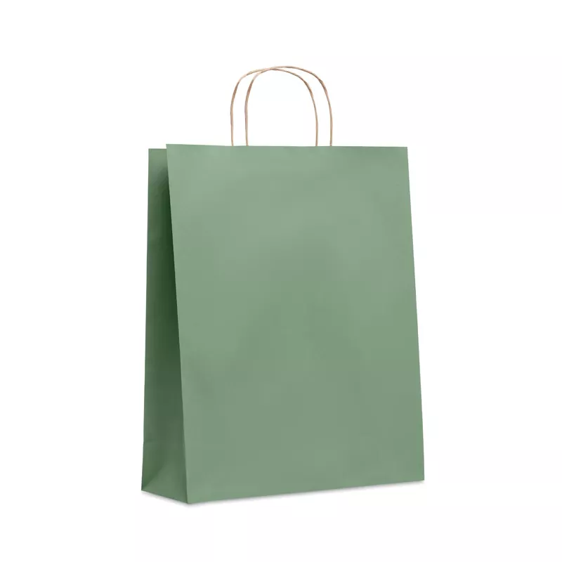 Torba prezentowa papierowa duża 90 g/m² PAPER TONE L - Zielony (MO6174-09)