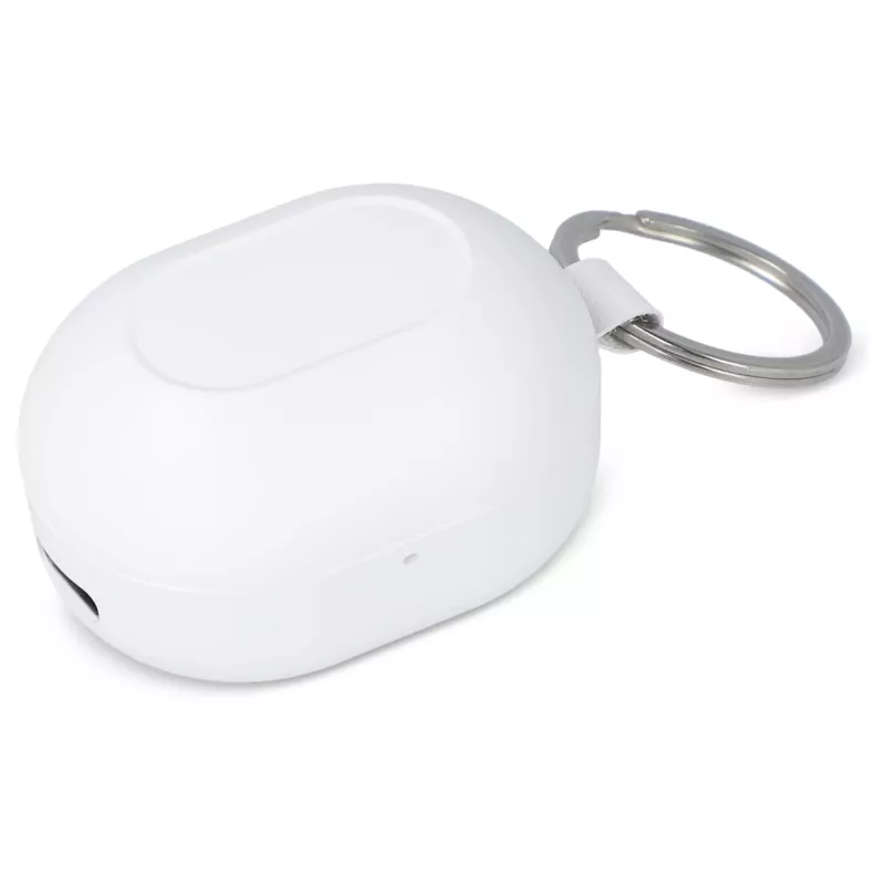 Mini bezprzewodowe słuchawki douszne w rozmiarze breloka - biały (LT95602-N0001)