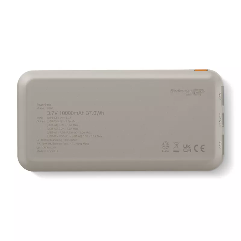 GP B+ Series Powerbank 10000 mAh - beżowy (LT45102-N0055)