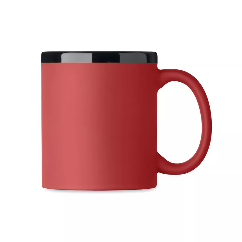 Kubek ceramiczny soft touch 300 ml RUBY - Czerwony (MO2719-05)