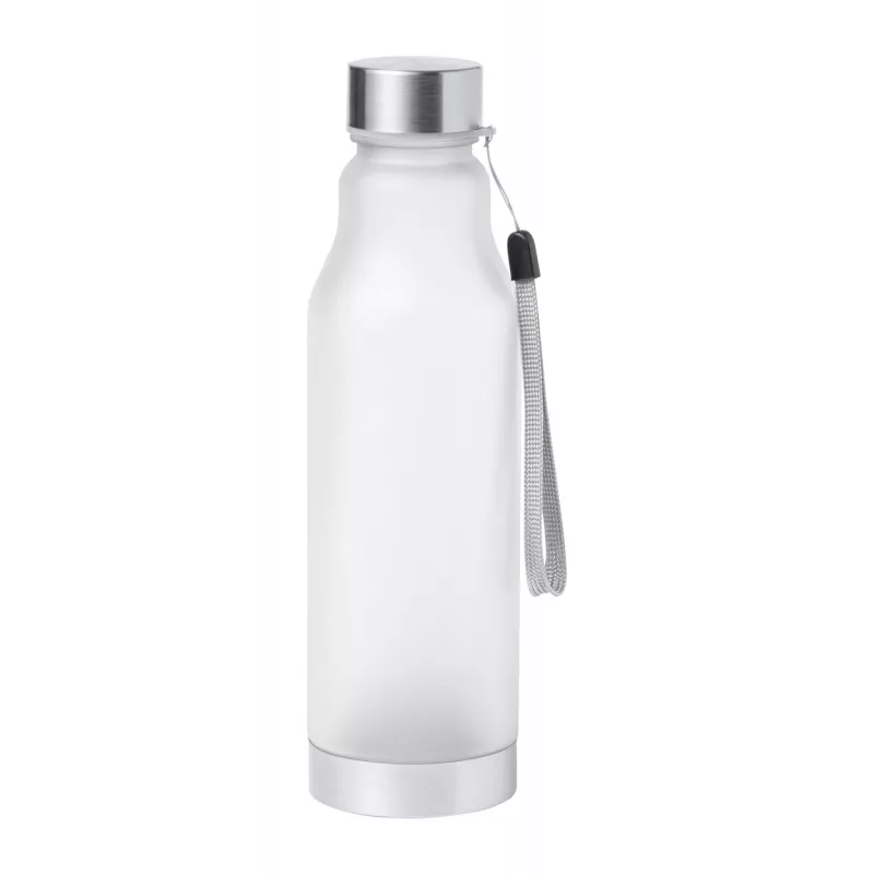 Butelka sportowa z tworzywa sztucznego RPET wolnego od BPA 600 ml Fiodor - transparentny (AP722806-01T)