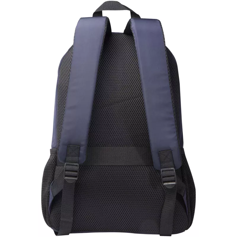 Trend Plus plecak na laptopa o przekątnej 15-cali o pojemności 20 l wykonany z materiałów z recyklingu z certyfikatem GRS - Granatowy (13008655)