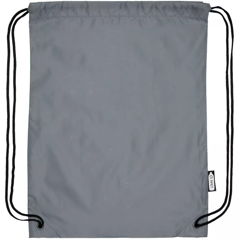 Plecak Oriole ze sznurkiem ściągającym z recyklowanego plastiku PET, 33 x 44 cm - Szary (12046182)