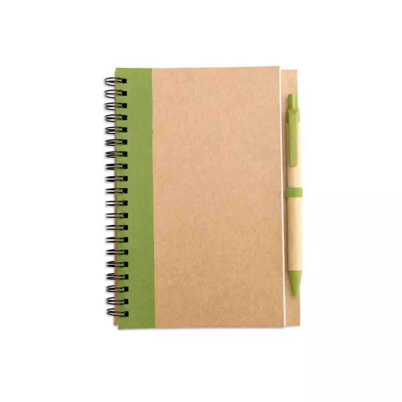 Notes B6 z długopisem 70 kartek gładkie SONORA PLUS - Limonka (IT3775-48)