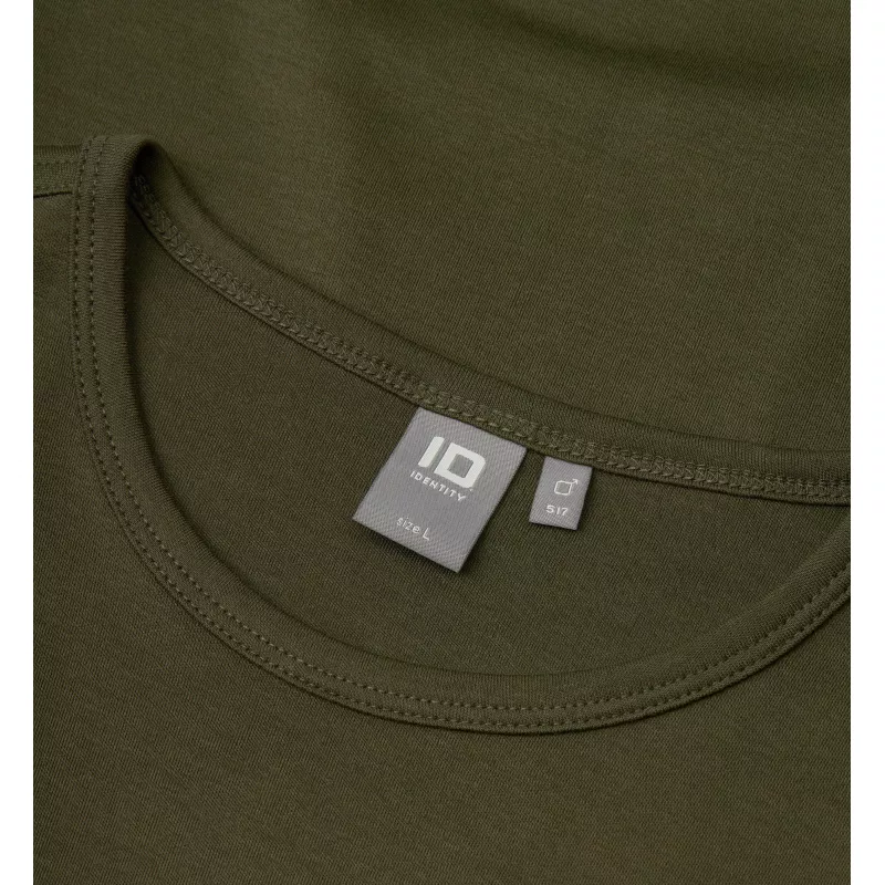 Koszulka bawełniana 210 g/m² ID Interlock T-shirt 0517 - Olive (0517-OLIVE)