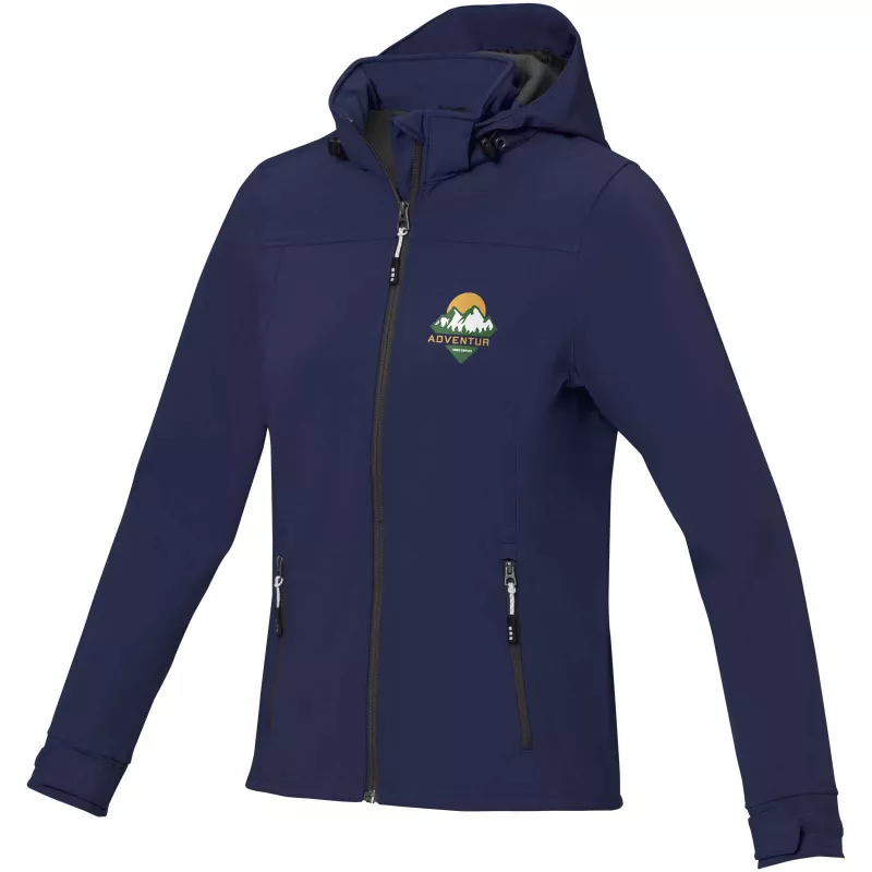 Damska kurtka softshellowa Langley wykonana z materiałów pochodzących z recyklingu - Granatowy (39577-NAVY)