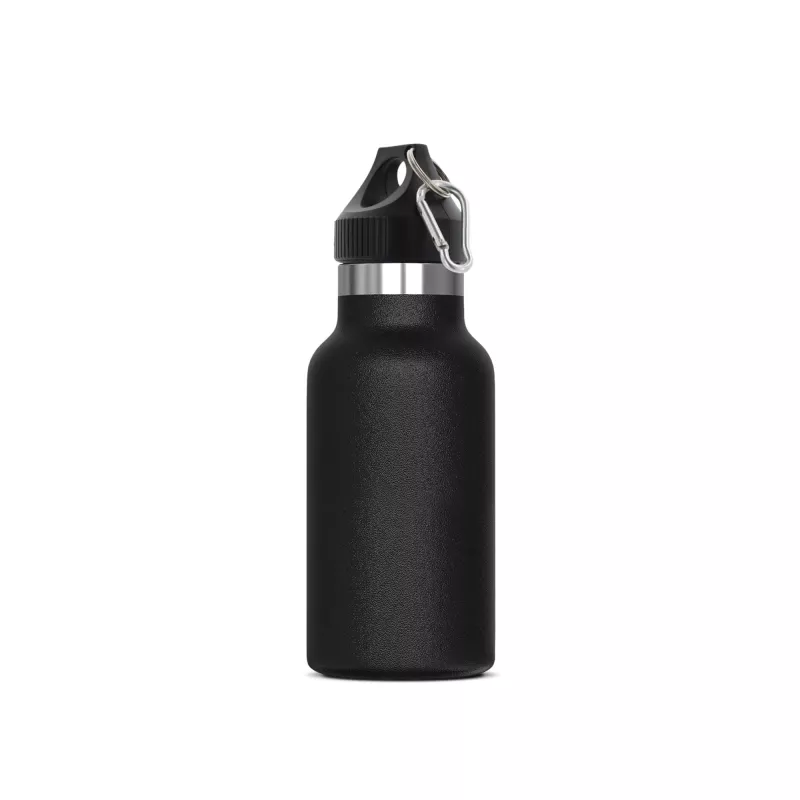 Butelka termiczna z podwójnymi ściankami Lennox 350ml - czarny (LT98891-N0002)