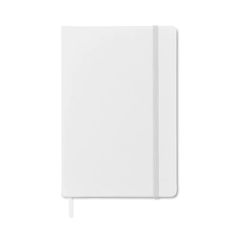 Notes A6 w okładce z PU 96 kartek w linię NOTELUX - Bialy (MO1800-06)