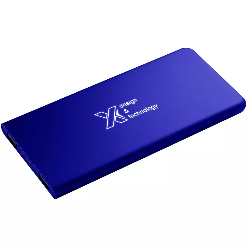 Powerbank z podświetlanym logo  - SCX.design P15 - Reflex blue (2PX01652)