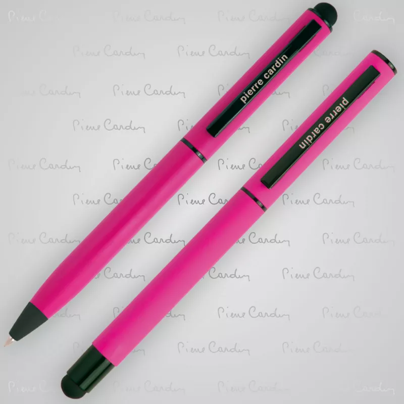 Zestaw piśmienny touch pen, soft touch CELEBRATION Pierre Cardin - różowy (B0401002IP311)
