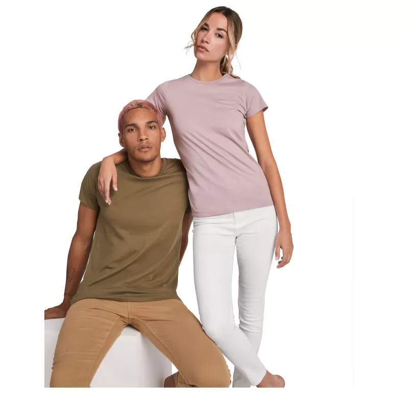 Koszulka T-shirt męska bawełniana 175 g/m² Roly Breda - Garnet (R6698-GARNET)