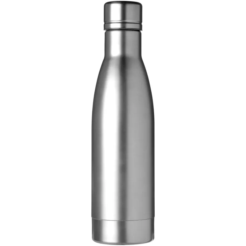Miedziana izolowana próżniowo butelka Vasa z zestawem szczotek - Srebrny (10061402)