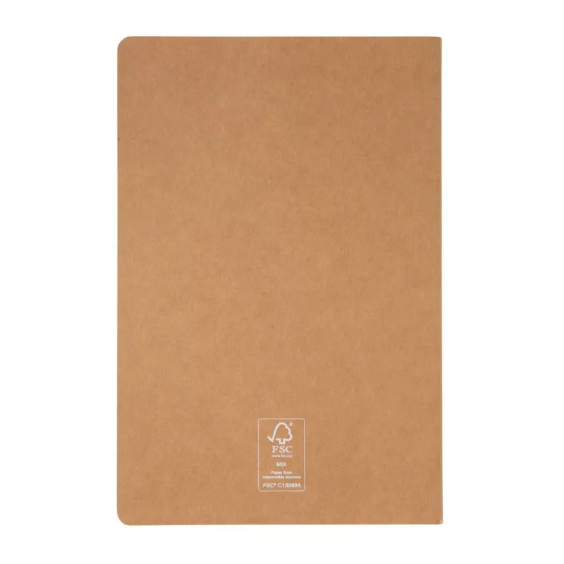 Notatnik A5, miękka okładka - brązowy (P774.449)