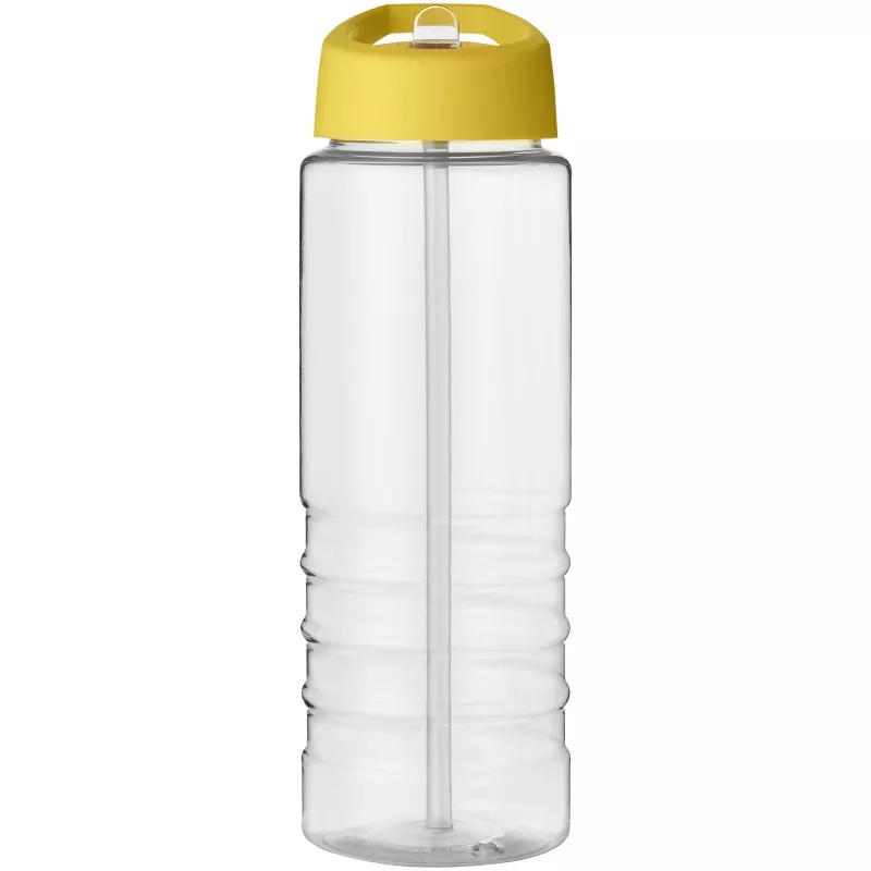 Bidon H2O Treble o pojemności 750 ml z wieczkiem z dzióbkiem - Przezroczysty-Żółty (21087713)
