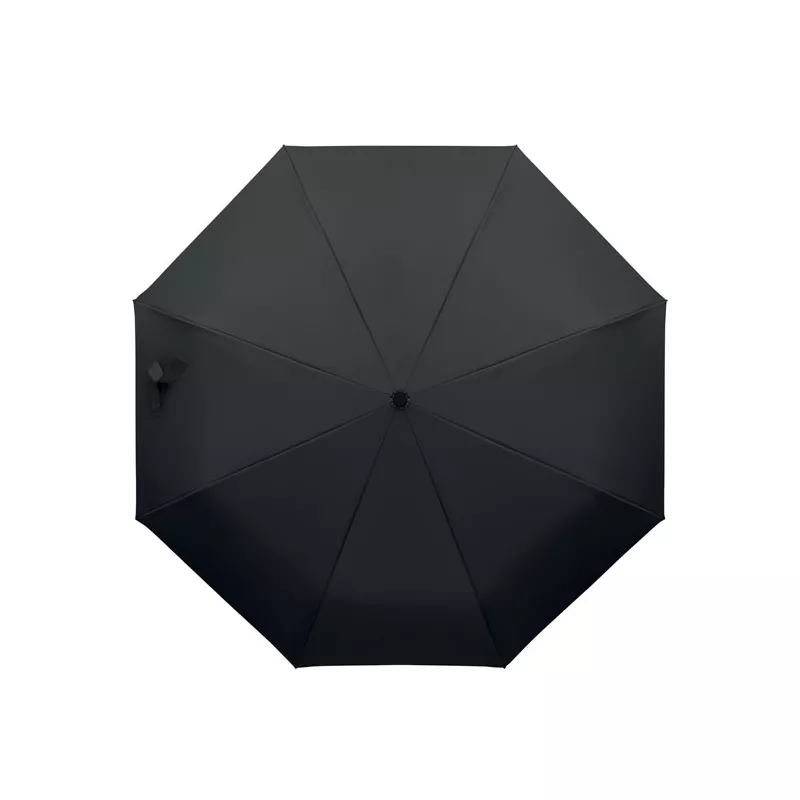 Parasol składany wiatroodporny 21" z RPET UMKRAB - Czarny (MO2692-03)
