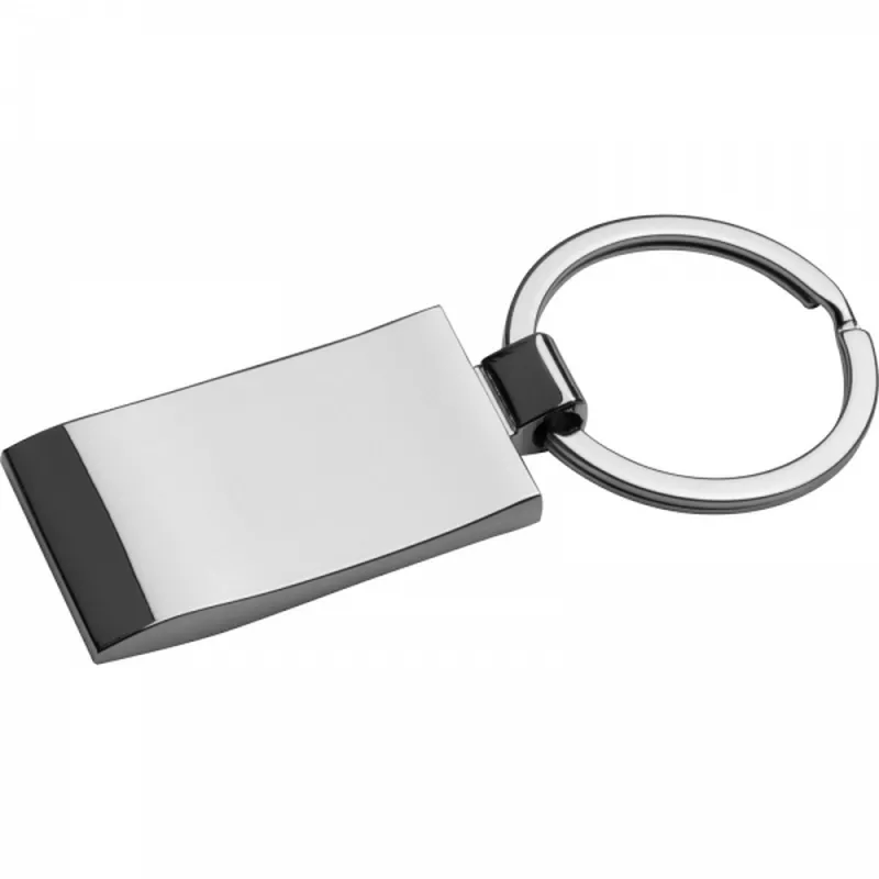 Brelok metalowy NAOMI - szary (9221207)