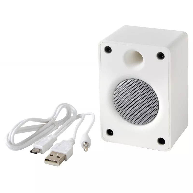 Głośnik Bluetooth OLD SCHOOL - biały (56-0406276)