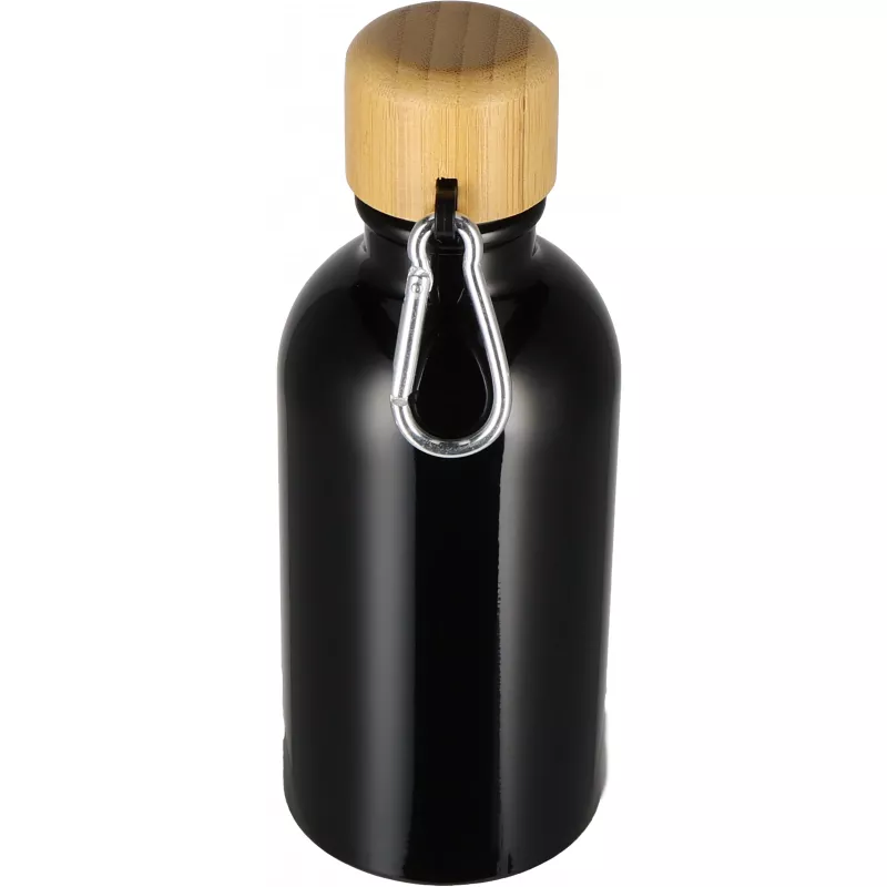Butelka metalowa 400 ml MARILYN - czarny (8497203)