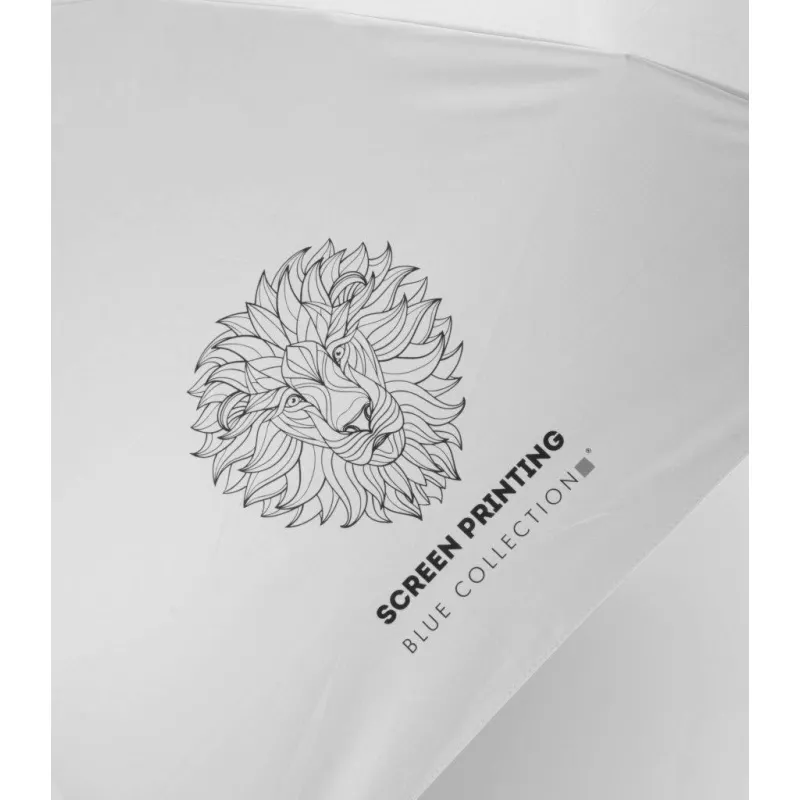 Manualny parasol kieszonkowy z powłoką UV ⌀86 cm - biały (37046-01)