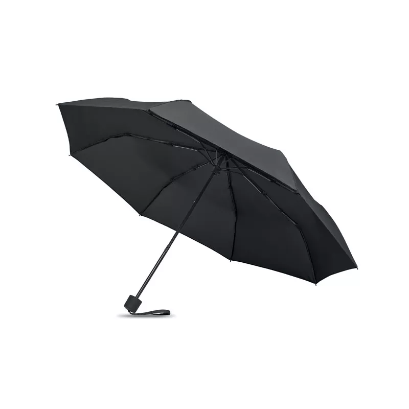 Torba z parasolem składanym 21" RPET SEATTLE - Czarny (MO2476-03)