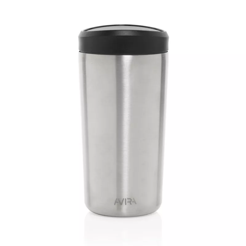 Kubek termiczny 400 ml Avira Alix - srebrny (P438.1002)