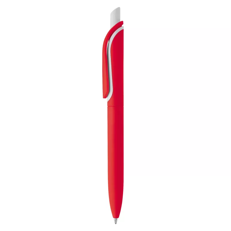 Delikatny w dotyku długopis Click Shadow Wyprodukowany w Niemczech - czerwony (LT80120-N0021)