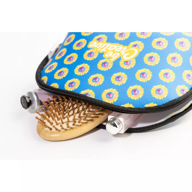 CreaBeauty Soft M personalizowana kosmetyczka RPET - czarny (AP715007-10)