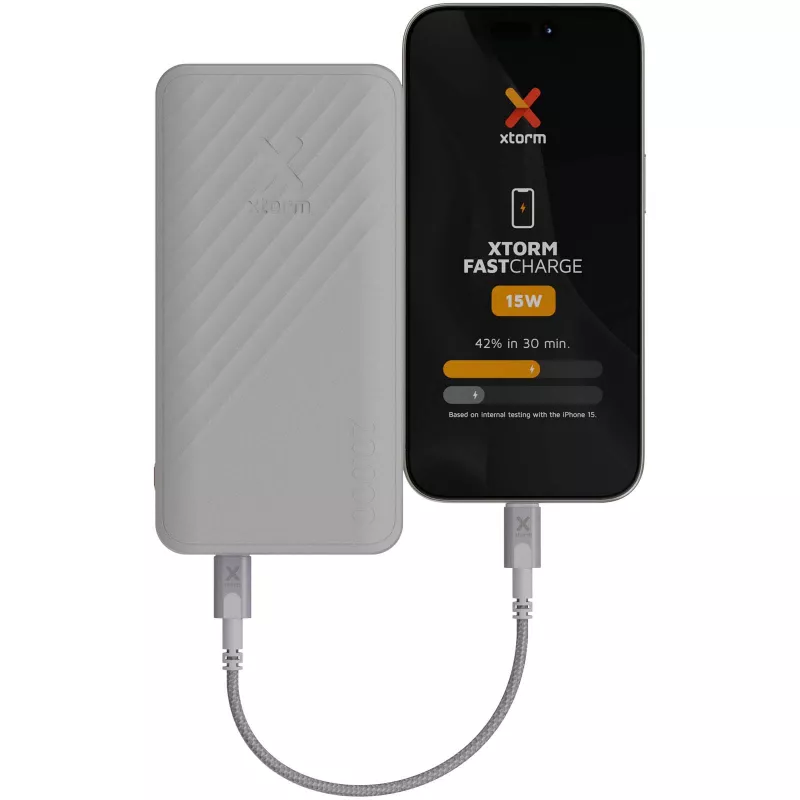 Xtorm XG220 Go2 powerbank 15 W 20 000 mAh z szybkim ładowaniem  - Zielony melanż (12441262)