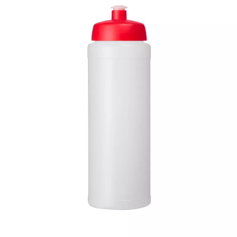 Bidon Baseline® Plus o pojemności 750 ml z wieczkiem sportowym - Czerwony-Przezroczysty (21069018)
