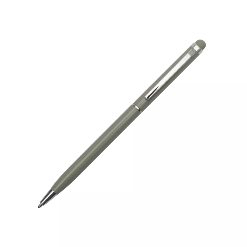 Długopis aluminiowy Touch Tip - szary (R73408.21)