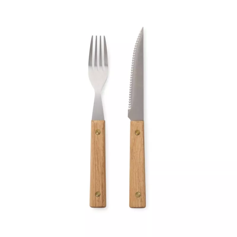Sztućce grillowe 8 el. VINGA Paso - naturalny (VG626-16)